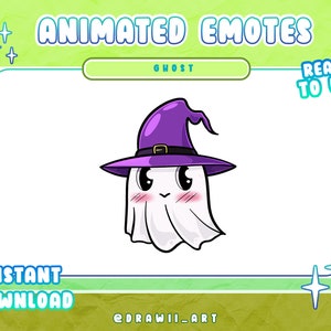 Animated ghost emote | twitch emote | Discord | YouTube