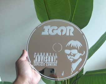 Igor Mirror | Vinyl CD Poster College Dorm Decor Apartment Wall Accent Music Lover Gifts Art Custom Merch Odd Future