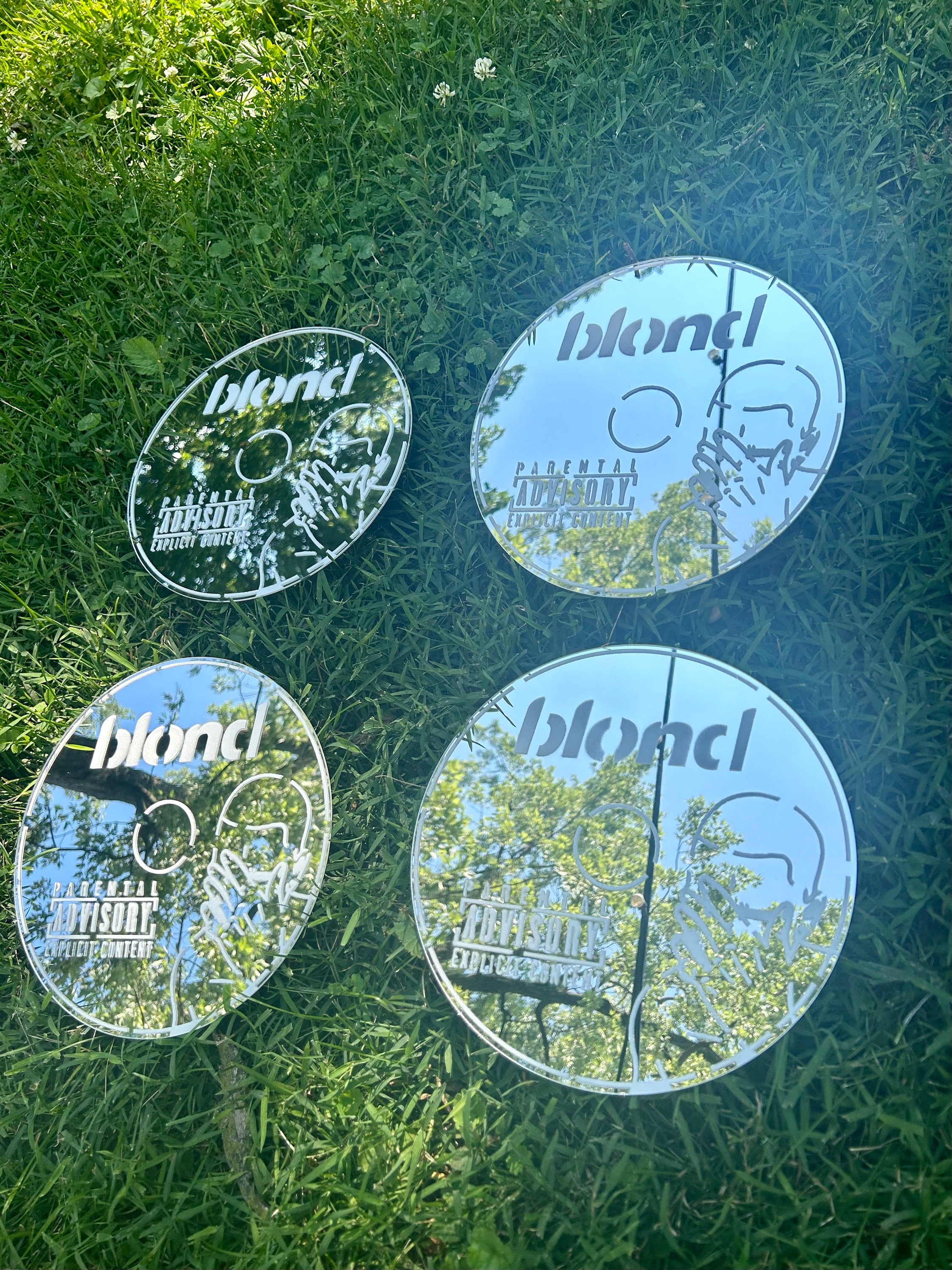 Frank Blonde Vinyl CD Wall Mirror | Unique Fan Merch Gift Idea