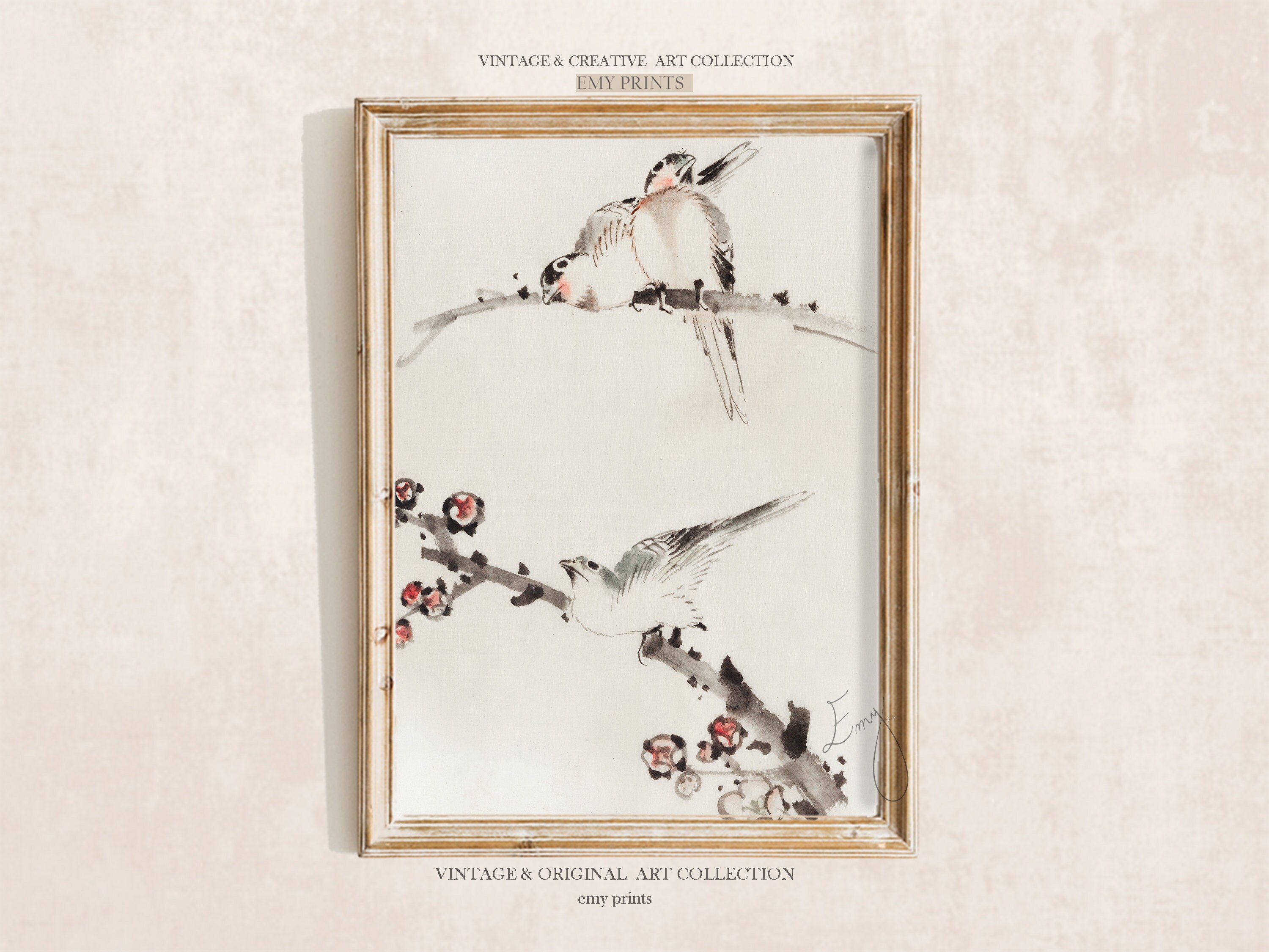 Printable Vintage Gallery Wall Art SET of 10 Antique Prints Warm ...