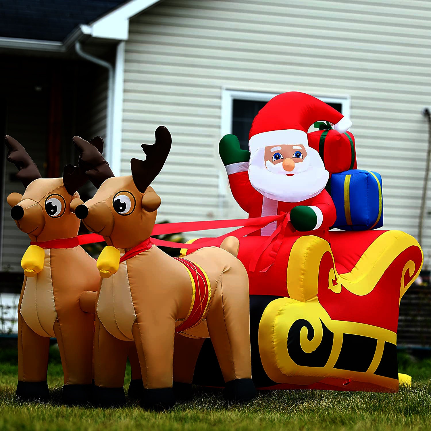 Inflatable Santa - Etsy