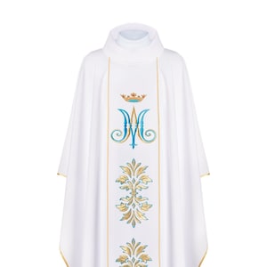 Marian Chasuble Embroidered