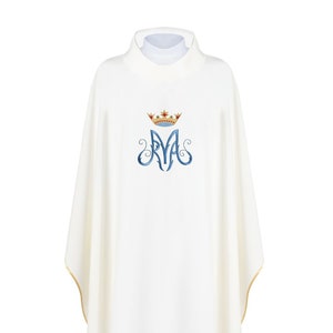 Marian Chasuble Embroidered