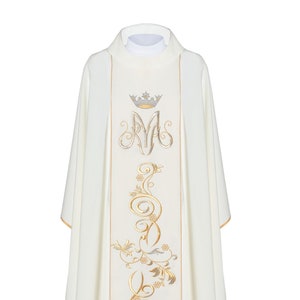 Marian Chasuble Embroidered