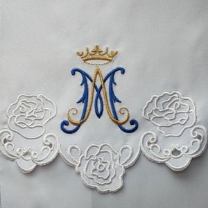 Geborduurd altaarkleed - Mariapatroon (222)