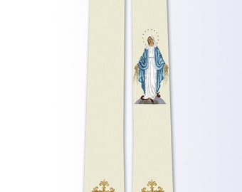 The Stole With Image Of Mary Immaculate