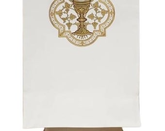 Embroidered lectern cover for the pulpit, chalice motif (H33)