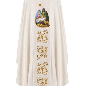 Embroidered Chasuble With Image Of The Holy Family (1H)