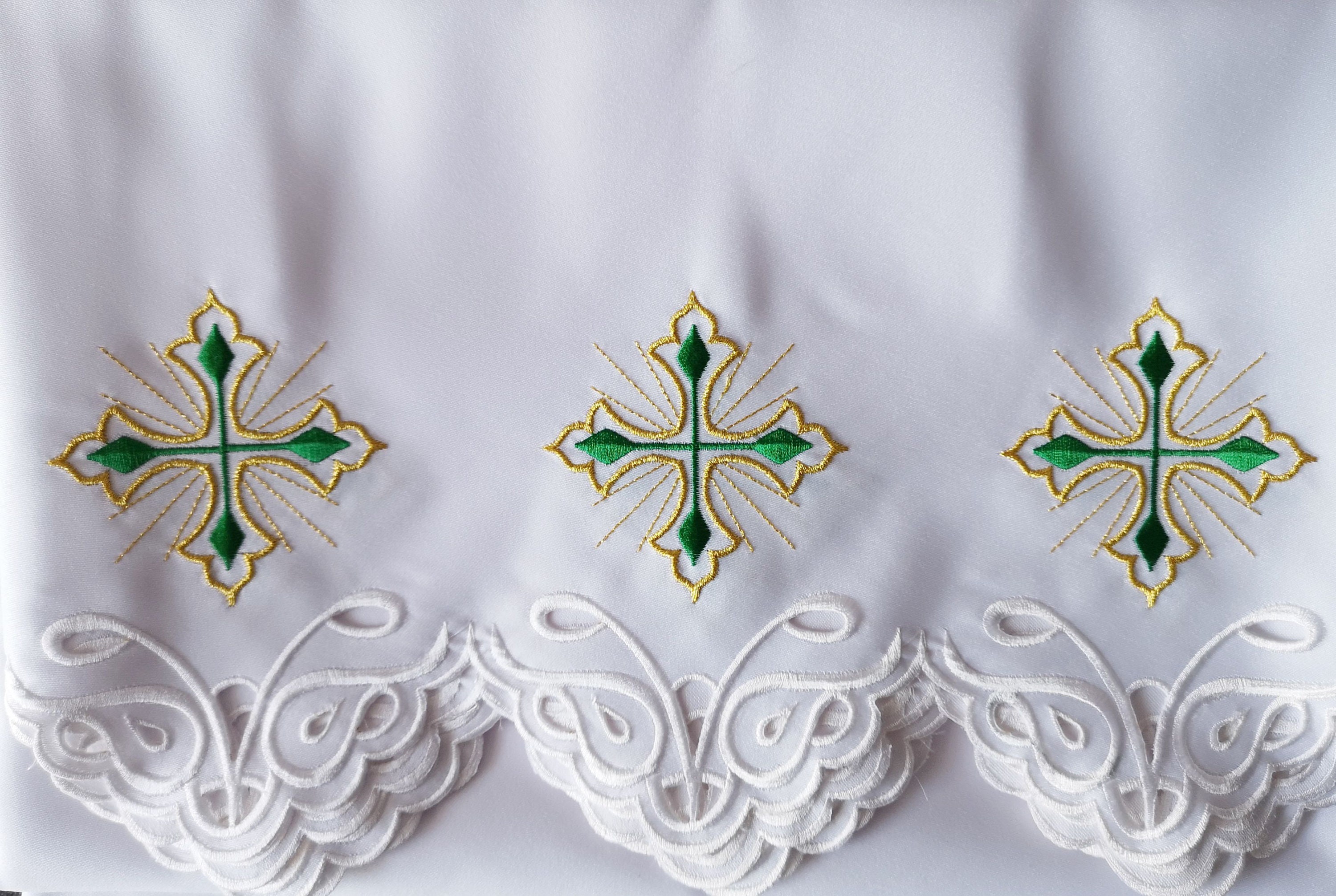 Embroidered Altar Cloth - Eucharistic Pattern (174) - Etsy