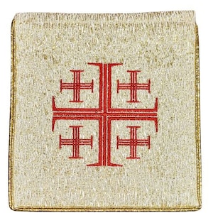 Broderad börsa för sjuka, Jerusalemkorsmönster (38)