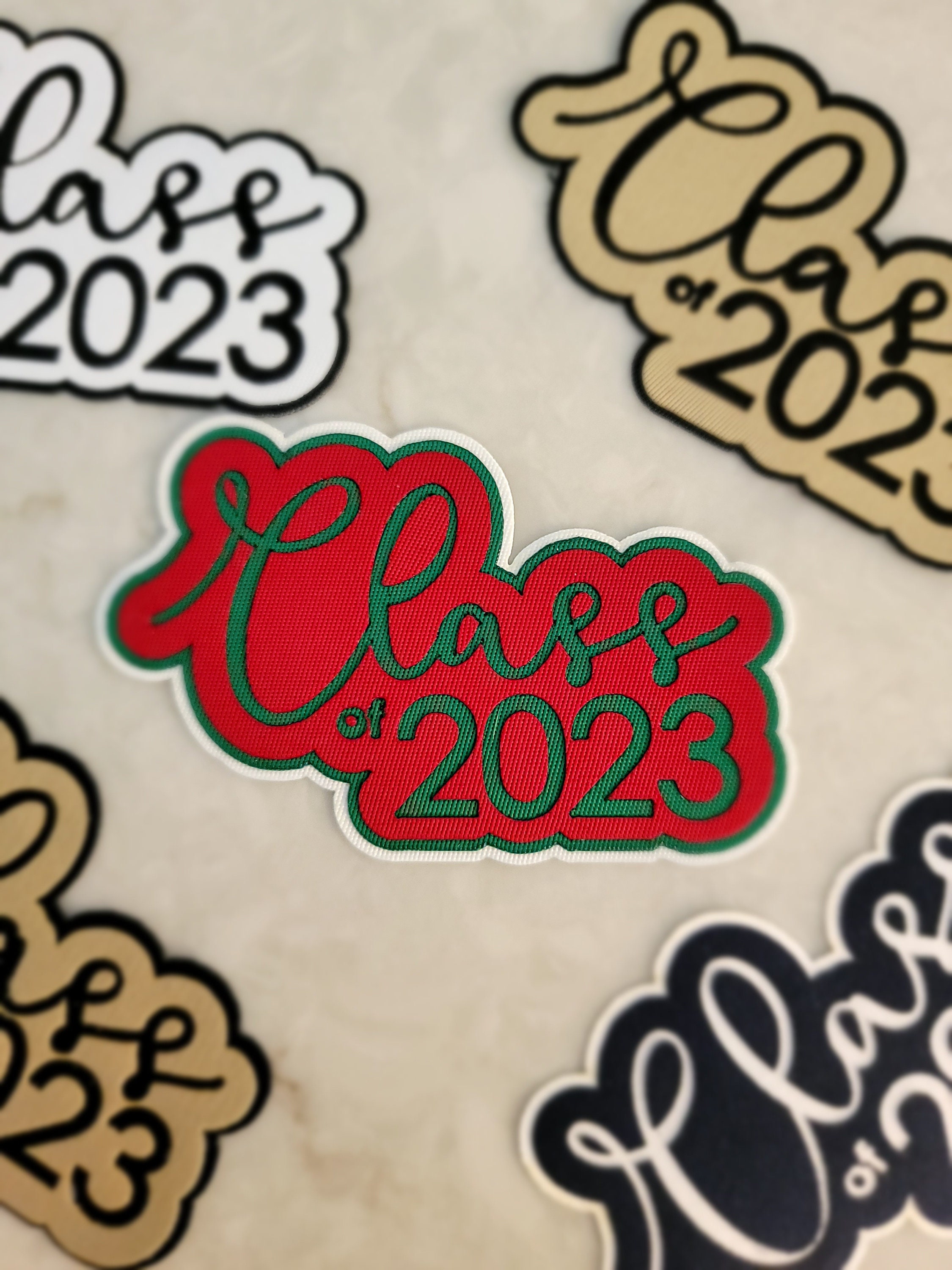 Custom Engraved Class of 2024 Patch Class of 2024 Patch for Etsy