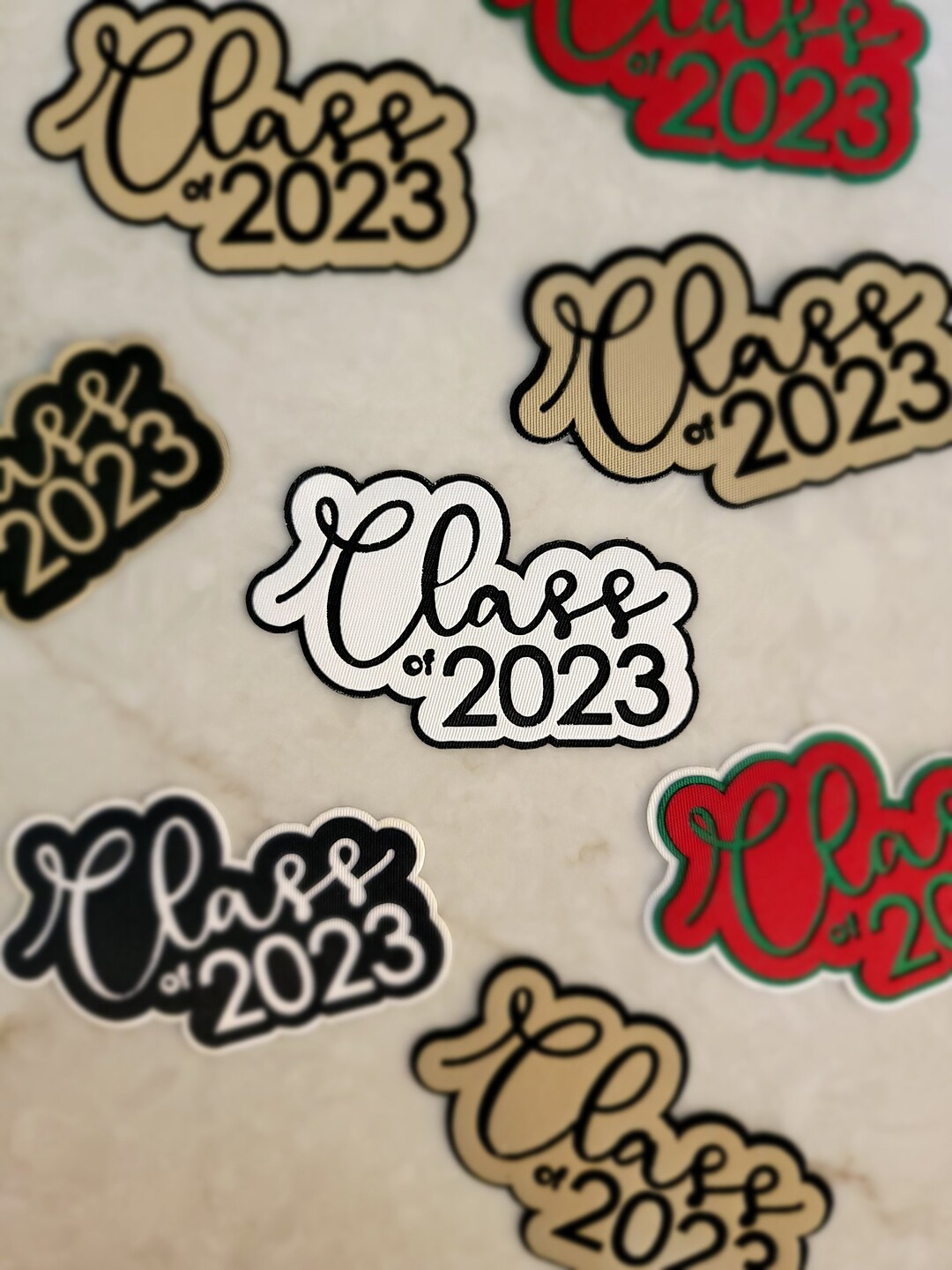 Custom Engraved Class of 2024 Patch, Class of 2024 Patch for Hat, Patch