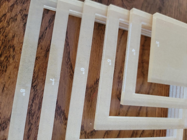 Acrylic Square Router Template: Woodworking Stencil (3-8 Inch) - Etsy ...