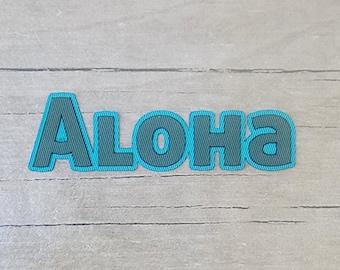 Custom Engraved Iron-on Name Patch: 3" Personalized Applique