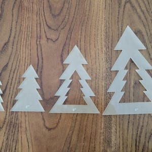 Acrylic Tree Template, Router Template, Router Stencil, Christmas Tree Router Template