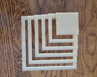 Acryl-Quadrat-Fräser-Schablone: Holzbearbeitungsschablone (3-8 inch)