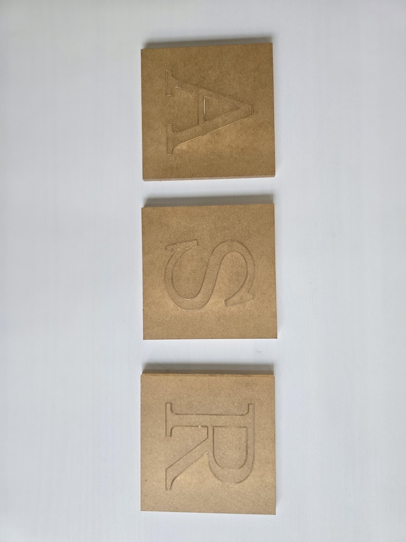 Acrylic Alphabet Router Template Woodworking Stencil Etsy