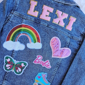 Pink Denim Jacket Etsy Australia