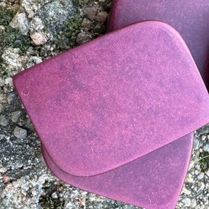 Handmade worry stone blue canyon and redstone richlite