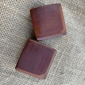 Handmade worry stone vintage micarta
