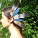 White Macaw Feather Earcuff main image 1