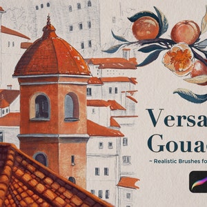 Versatile Gouache Brush Set