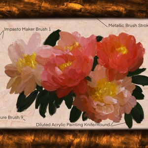 Acrylic & Metallics Brush Set for Procreate App - Etsy