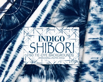 May include: A collection of 50 indigo shibori tie-dye backgrounds in a variety of patterns. The backgrounds are 3000x2000 pixels and are available in JPG and PNG formats at 300 dpi.