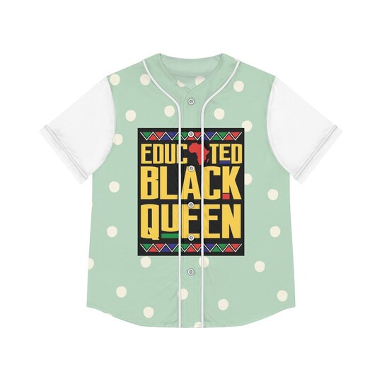 Educated Black Queen, Women's Baseball Jersey