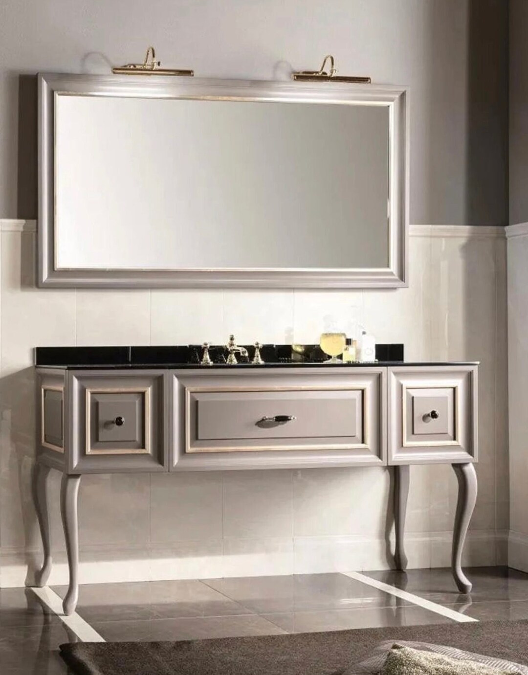 PRIMA Platinum Gray Mirror - Etsy