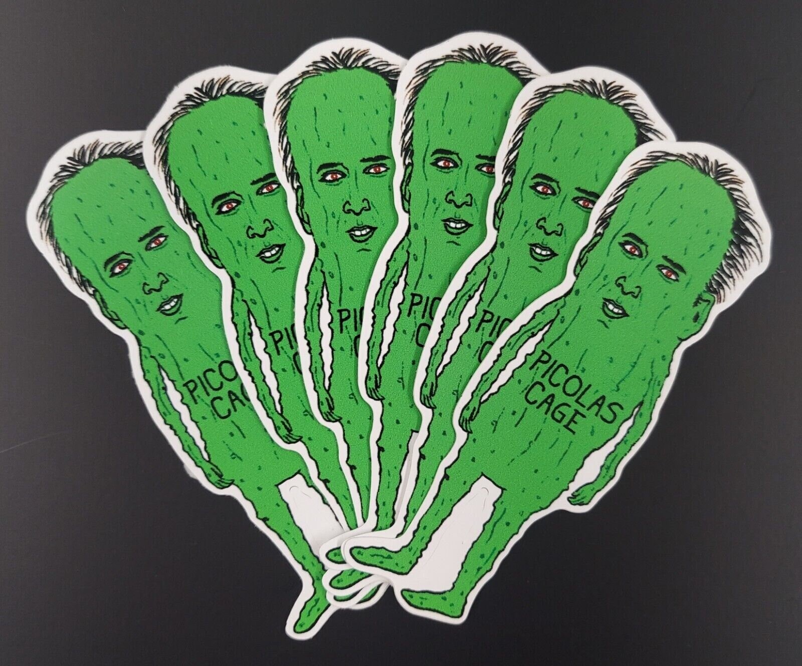 Nicolas Cage Six Pack Stickers Picolas Cage 4 Sticker Set Nic Cage