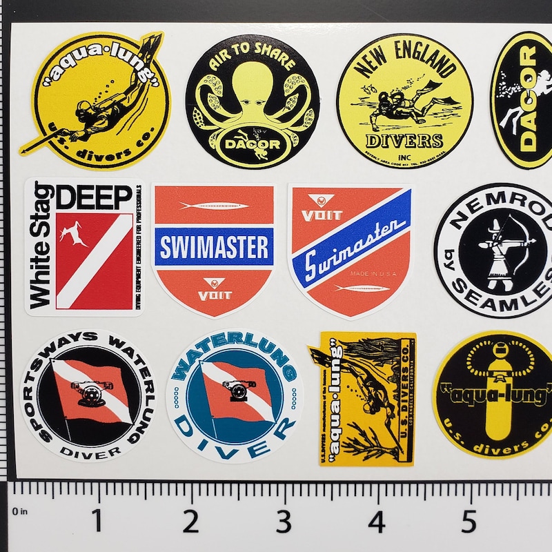 Flagging Notebook Diving Laptop Stickers - Etsy