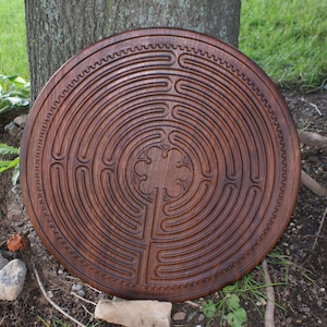 Chartres Finger Labyrinth Vector Plans - ELECTRONIC FILES - Not an actual Finger Labyrinth