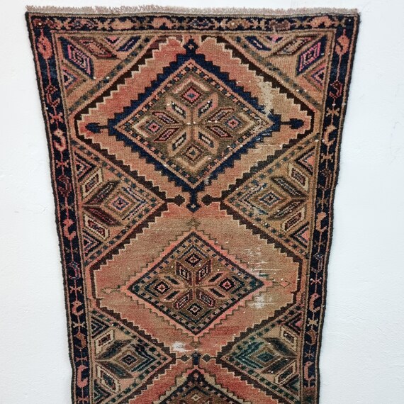 Turkish Vintage Rug, 5.6 X 2 Ft - (170x60 Cm) Unique