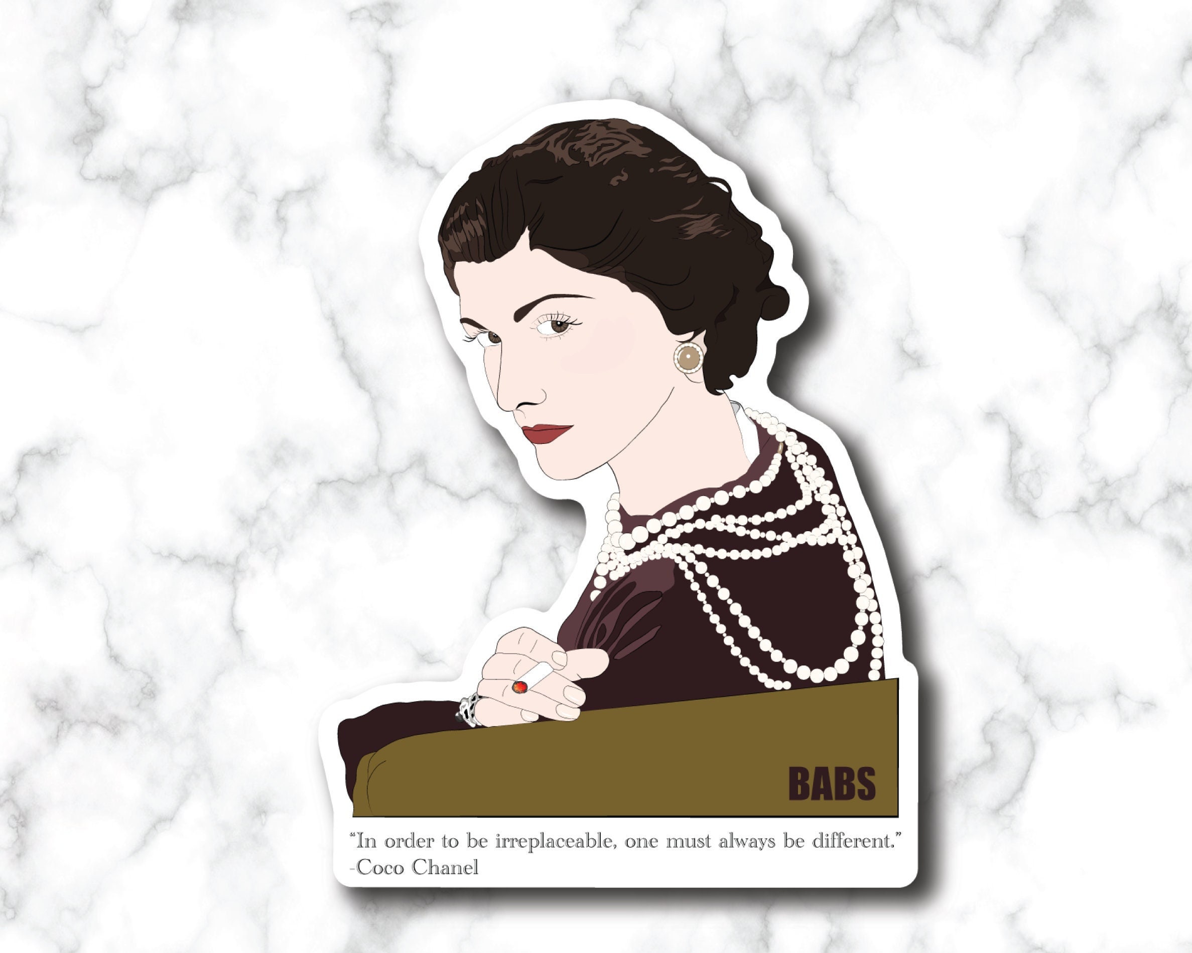 Coco Chanel Stickers for Sale - Pixels