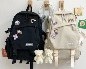 Rucksack Accessories Kawaii School Bag Women Fashion Travel Backpack Casual School Bag Handy Shoulder Bag