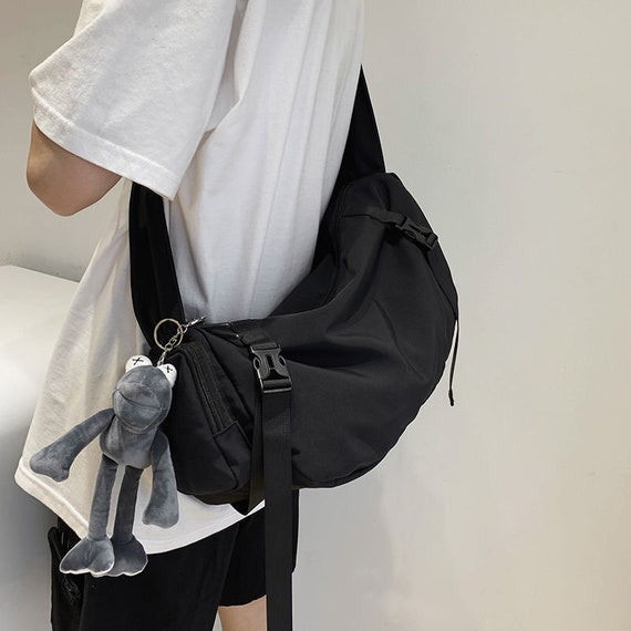Japanese Functional Nylon Sling Bag Neutral Large Capacity Etsy Australia