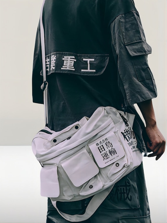 Fashionable Men's Crossbody Bag With Large Capacity, Japanese Style  Streetwear Design, Suitable For Casual Occasions, With Functionality And  Utility