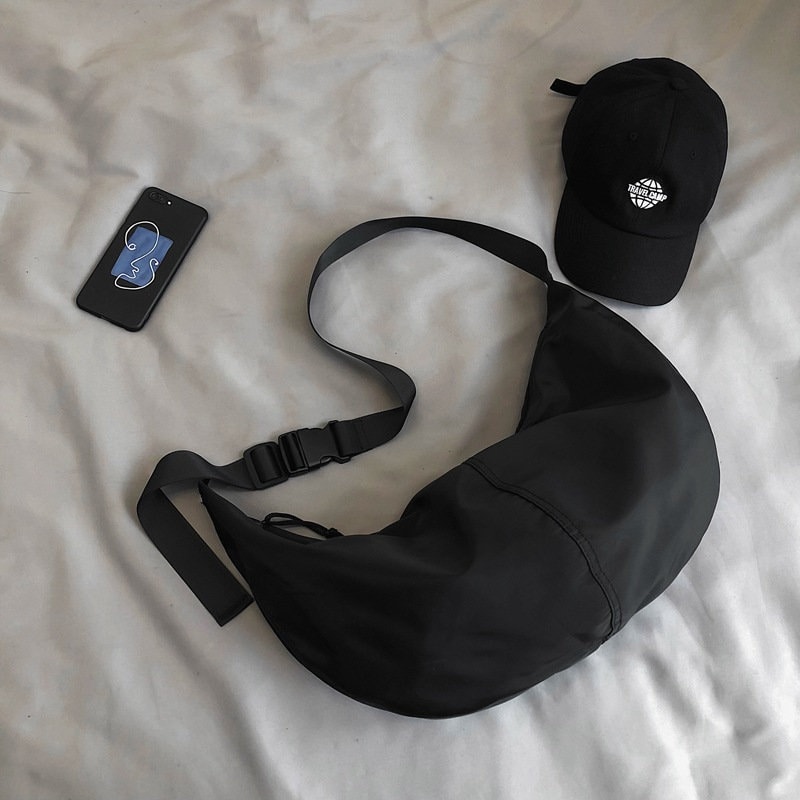 Minimalist Half Moon Bag Nylon Dumpling Bag Crescent Bag Etsy