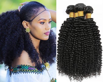 4PCS ሽኮሪና Shkorina Habesha Hair Style Extension - 4 Bundle Ethiopian Hair Extension - 4 Bundle Eritrean Hairstyle Color #2B