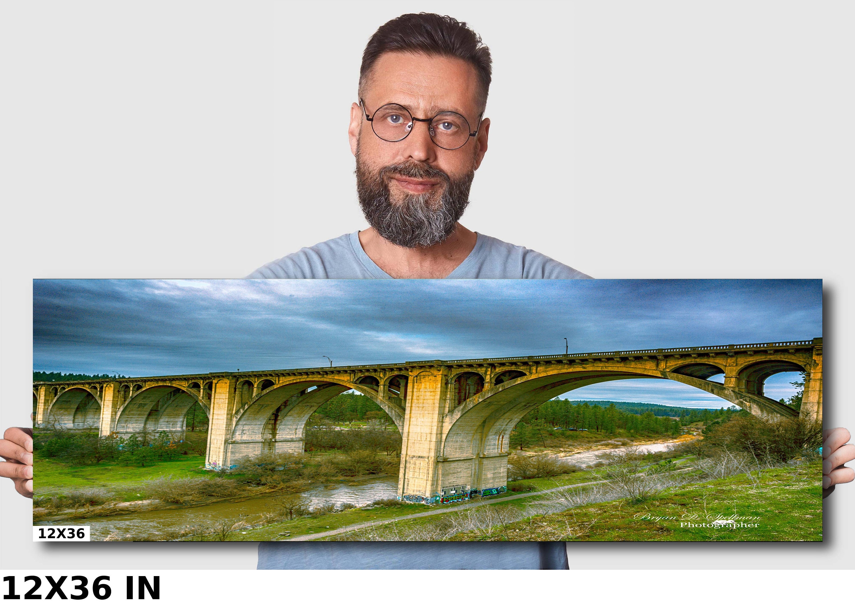 Sunset Blvd Bridge Photo, Washington State Scenery, Spokane