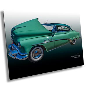 Stampa fotografica di auto d'epoca, Buick Special Riviera del 1952, foto di Buick d'epoca, regalo per gli amanti delle auto d'epoca, stampa giclé, stampa acrilica, stampa su metallo
