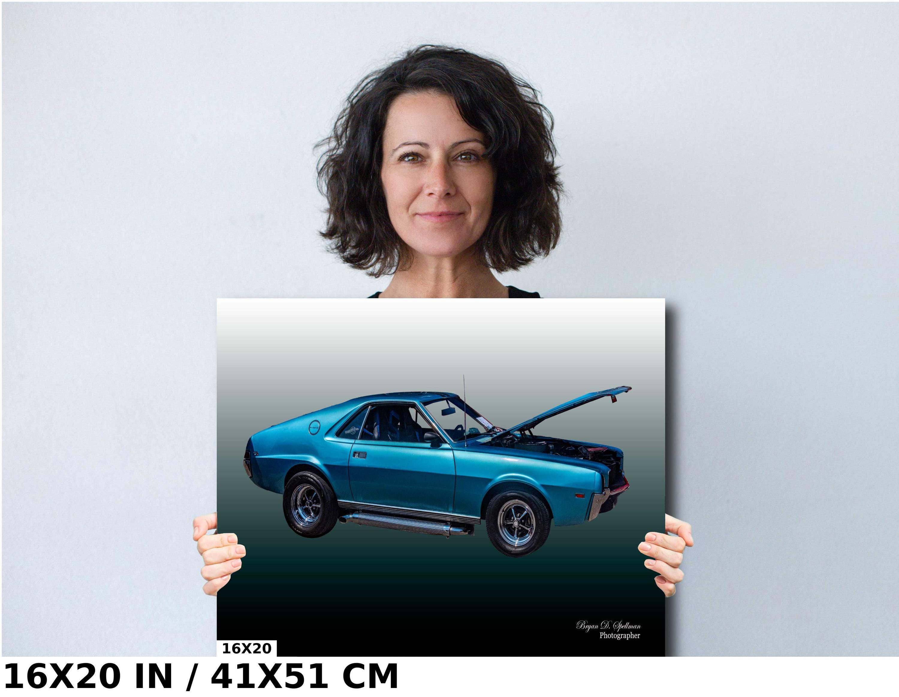 初期型　ブルーワーカー　昭和50年代　美品　現役 ブルー 1969 AMC AMX 写真、クラシックなアメリカン マッスルカー