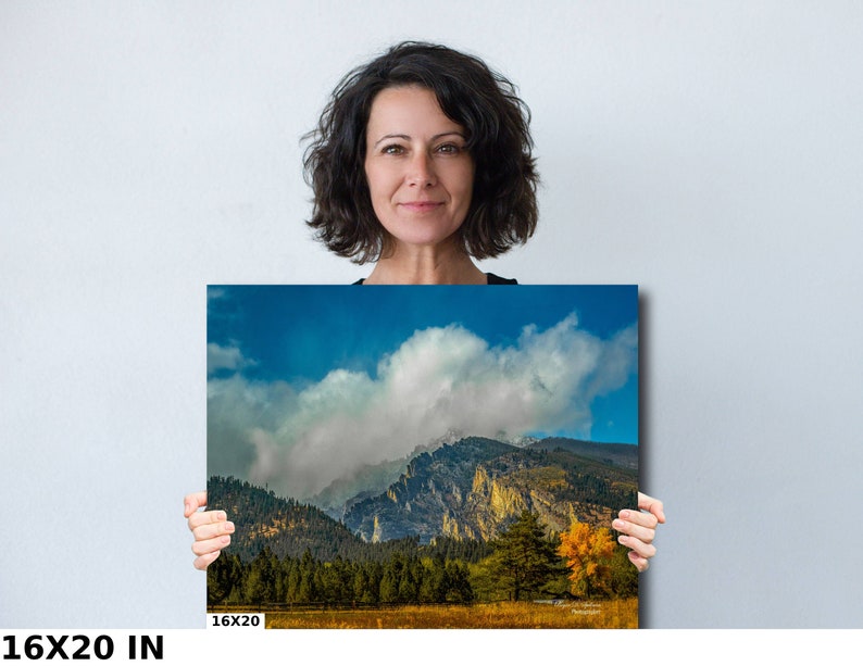 Serious clouds over Blodgett Canyon, Ravalli County, Montana, USA