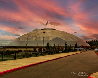 Tacoma Dome, Pierce County, Washington Photography, Tacoma Photography, Sports Stadium