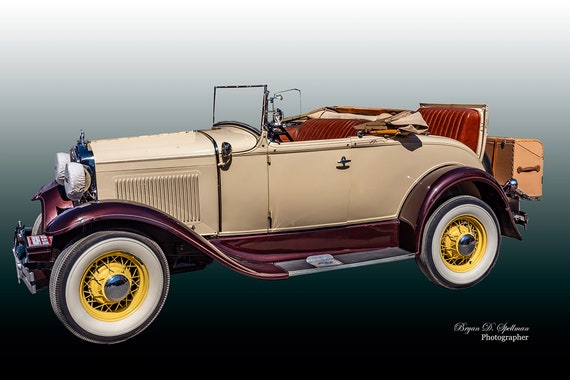 1931 フォード モデル A、1930 年代のアメリカ車、クラシックカーの