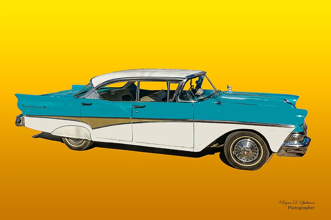 1958 Ford Fairlane 500, 1950s American Cars, Classic Ford Car