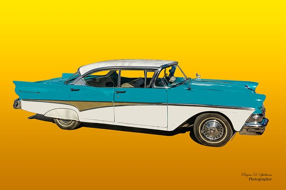 1958 Ford Fairlane 500, 1950s American Cars, Classic Ford Car