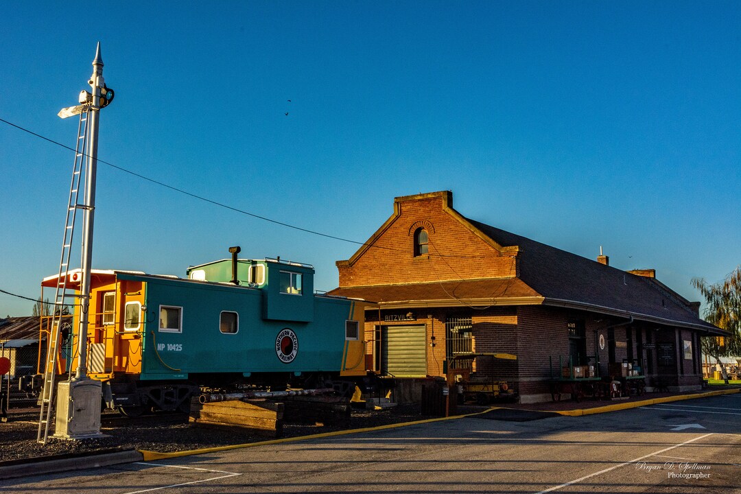 Historic Ritzville Station Northern Pacific Station Etsy