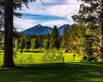 Pyramid Peak Mountain Photo Print, Montana Scenery, Montana Mountain Scenery,Seeley Lake Area, Bob Marshall Wilderness